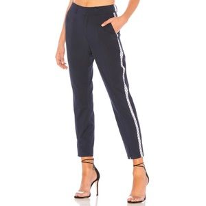 NWT Joie Brookley Stripe Trim Ankle Pants